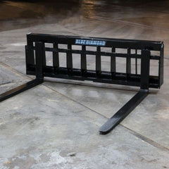 Heavy Duty Pallet Fork 72″ Wide Frame Loader - Blue Diamond