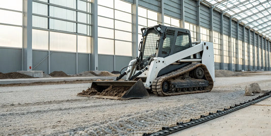 Mini skid steer with the best trencher attachment for efficient digging.
