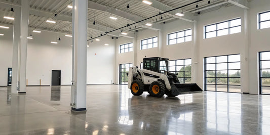 Skid steer loader fitted with a 3 point attachment adapter.