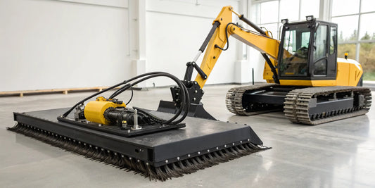 How to choose an excavator brush cutter for clearing dense brush and trees.