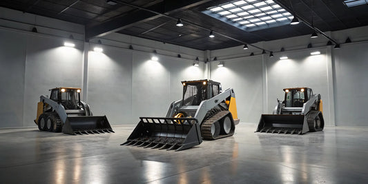 Three of the best heavy duty skid steer grapples with reinforced jaws.