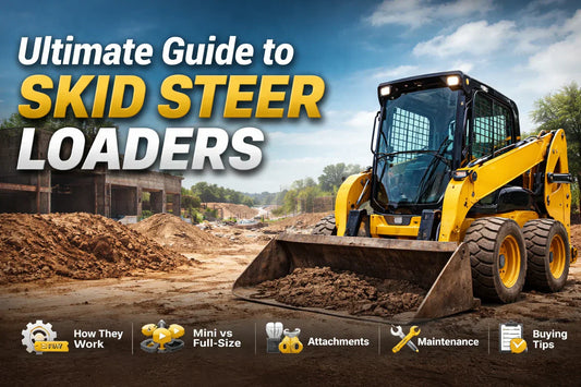 The Ultimate Guide to Skid Steer Loaders tackling definition, uses, selection criteria, and maintenance tips