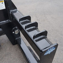 Skid Steer Log Splitter 35 Ton Inverted - Blue Diamond