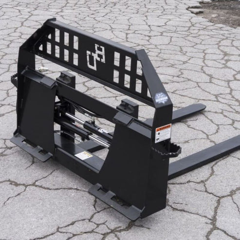 Skid Steer Hydraulic Pallet Fork 4,000 lbs - Blue Diamond