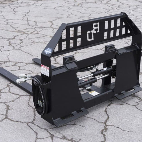 Skid Steer Hydraulic Pallet Fork 4,000 lbs - Blue Diamond