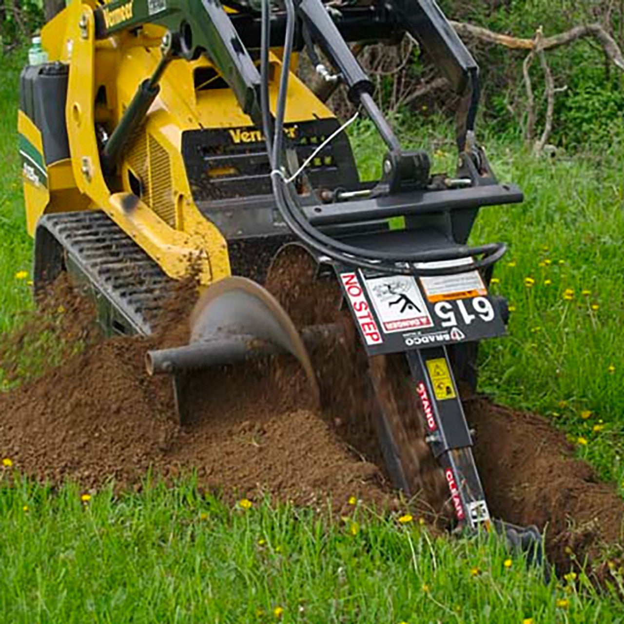 615 Series Trencher For Mini Loader | Bradco By Paladin