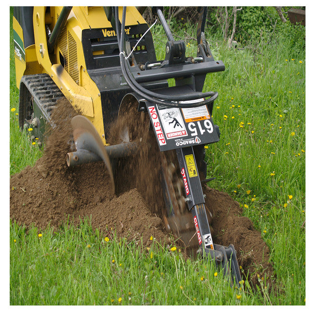 615 Series Trencher For Mini Loader | Bradco By Paladin