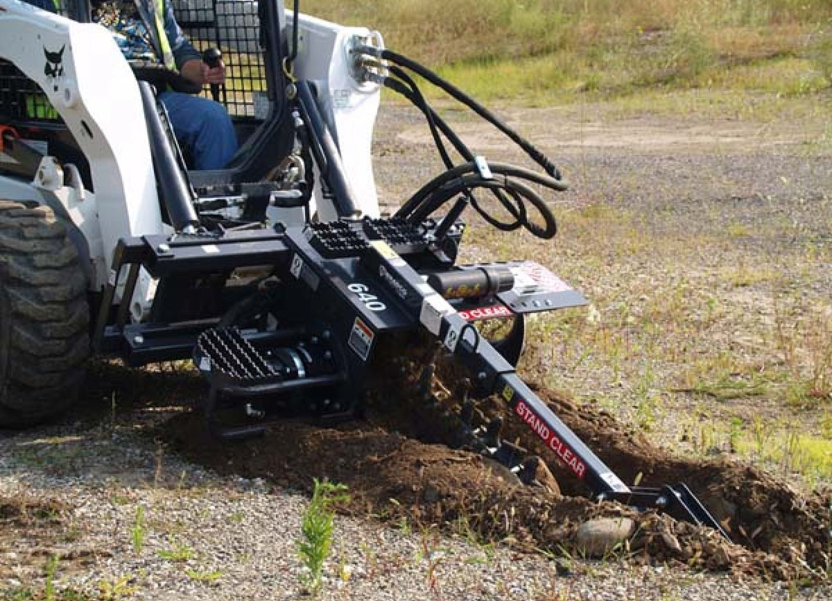 640 Series Trencher For Skid Steer | Bradco By Paladin