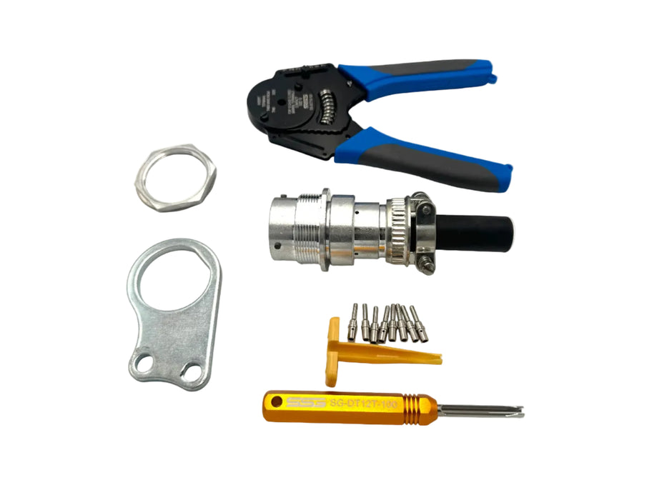 Deutsch 8 Pin Male Connector Kit - SG-KIT-DT-8-M-XX - Skid Steer Genius