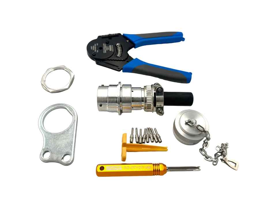 Deutsch 8 Pin Male Connector Kit - SG-KIT-DT-8-M-XX - Skid Steer Genius