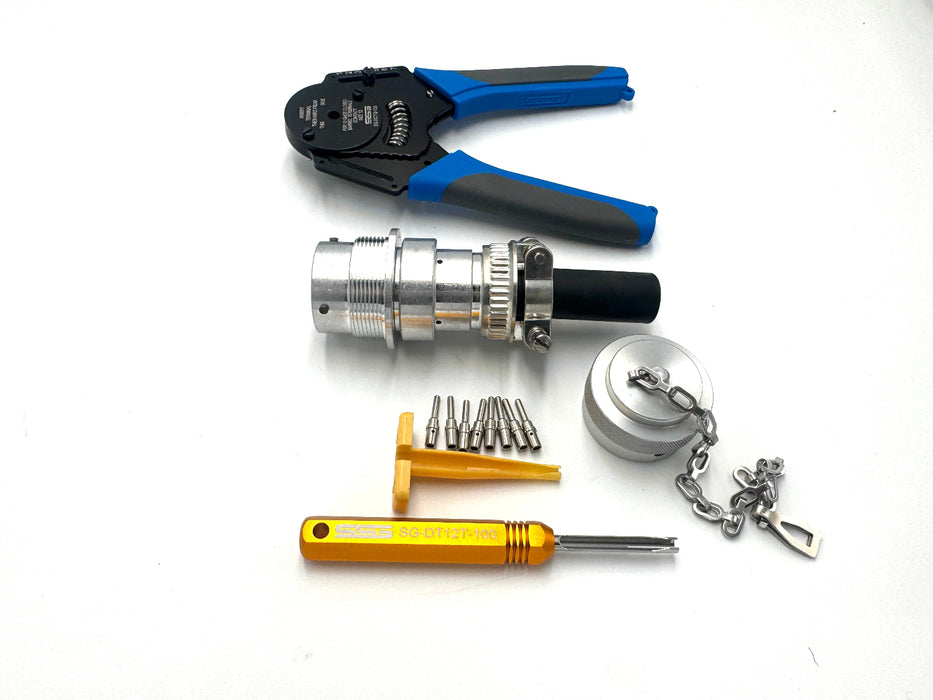 Deutsch 8 Pin Male Connector Kit - SG-KIT-DT-8-M-XX - Skid Steer Genius