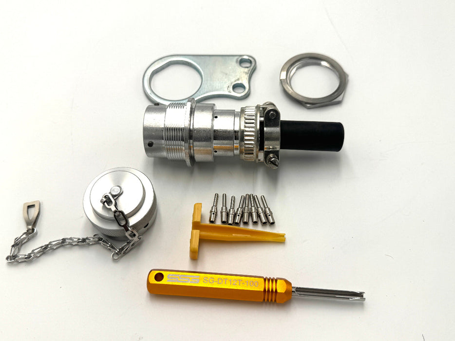 Deutsch 8 Pin Male Connector Kit - SG-KIT-DT-8-M-XX - Skid Steer Genius