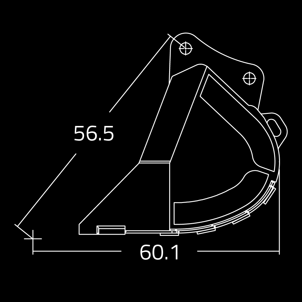 Severe Duty Rock Buckets for 30,000-41,000 lbs. Excavators - WAIN ROY