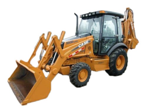 Case Backhoe 580M Back Center Window | Shields Lexan Polycarbonate