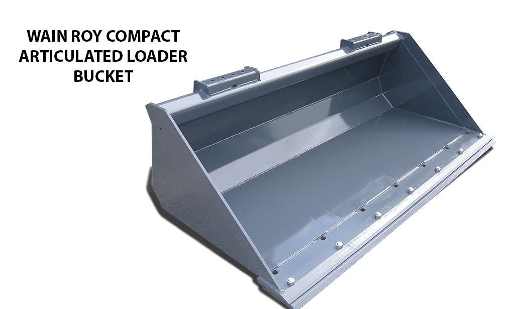Compact Articulated Loader Buckets for Skid Steers - WAIN ROY