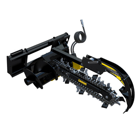 Bigfoot 3 Foot Trencher Skid Steer Attachment  - Digga