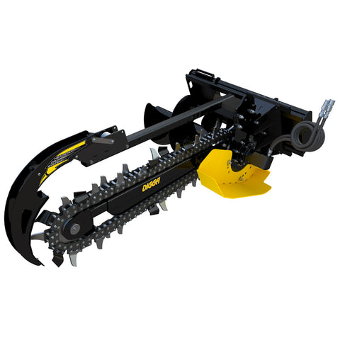 Bigfoot 4 Foot Trencher Skid Steer Attachment - Digga