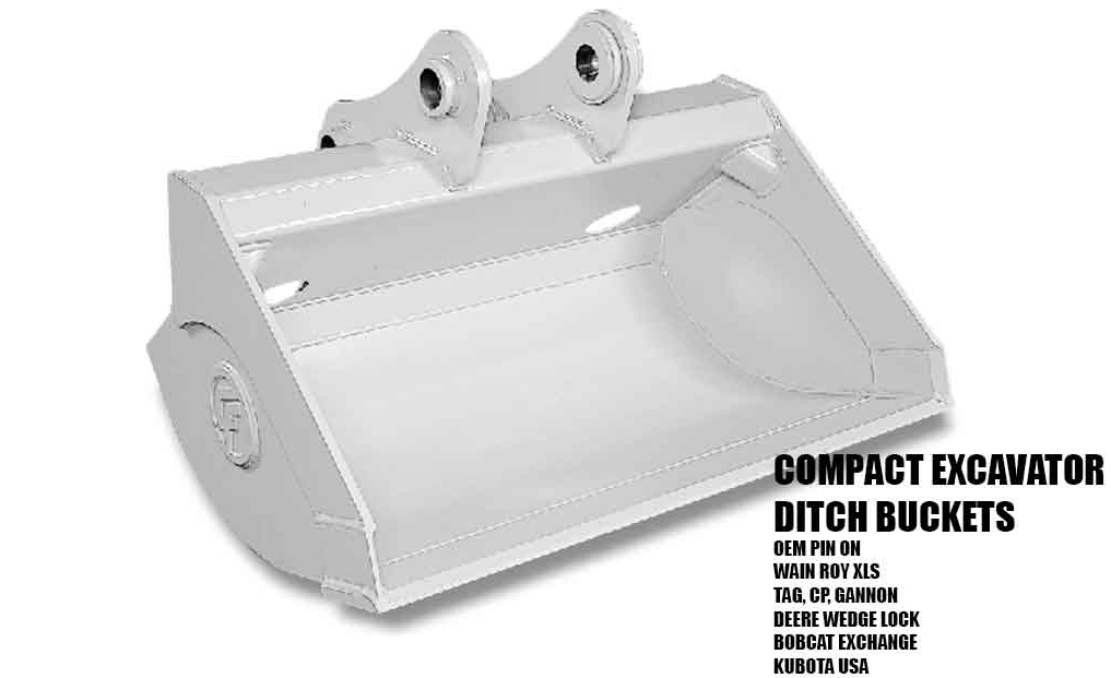 Ditching & Grading Buckets for 95,000-110,000 lbs. Excavators - WAIN ROY