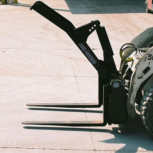 Grapple Forks Adjustable Tine Skid Steer - Blue Diamond