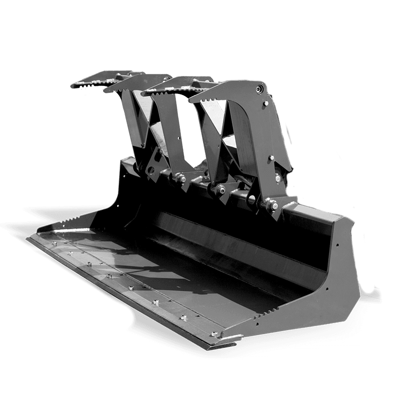 Heavy Duty Low Profile Scrap Grapples for Skid Steers - WAIN ROY