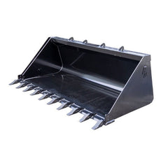 Skid Steer High Capacity Utility Bucket - Blue Diamond