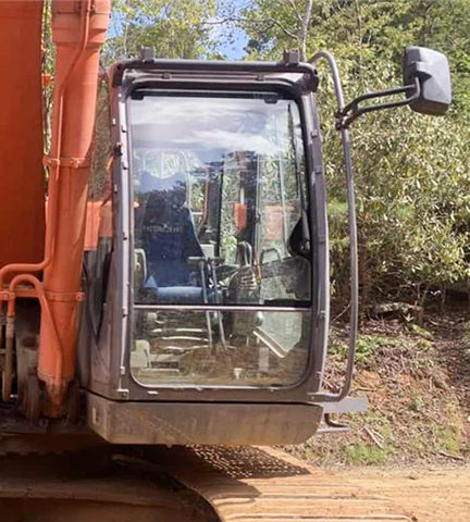 Hitachi ZX-3 Excavator Windshield | Shields Lexan Polycarbonate