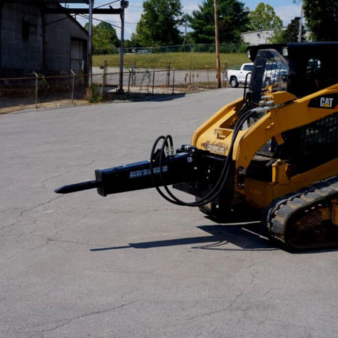 Hydraulic Breaker Skid Steer Attachment - Blue Diamond