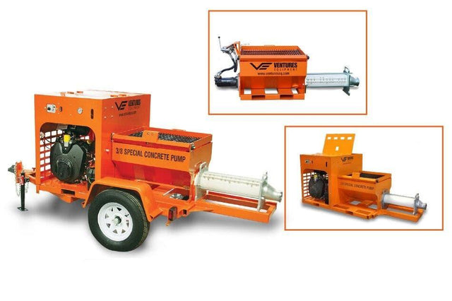 Hydraulic Shotcrete & Grout Pump Skid Steer - Ventures Equipment