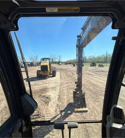 John Deere Excavator Windshield D Series Mid-Size | Shields Lexan Polycarbonate