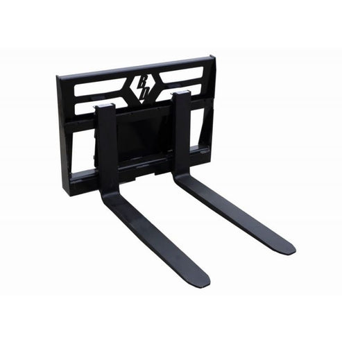 Low Profile Mini Pallet Forks for Skid Steer | Blue Diamond