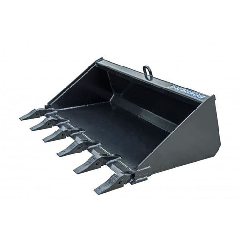 Skid Steer Mini Low Profile Bucket With Teeth | Blue Diamond