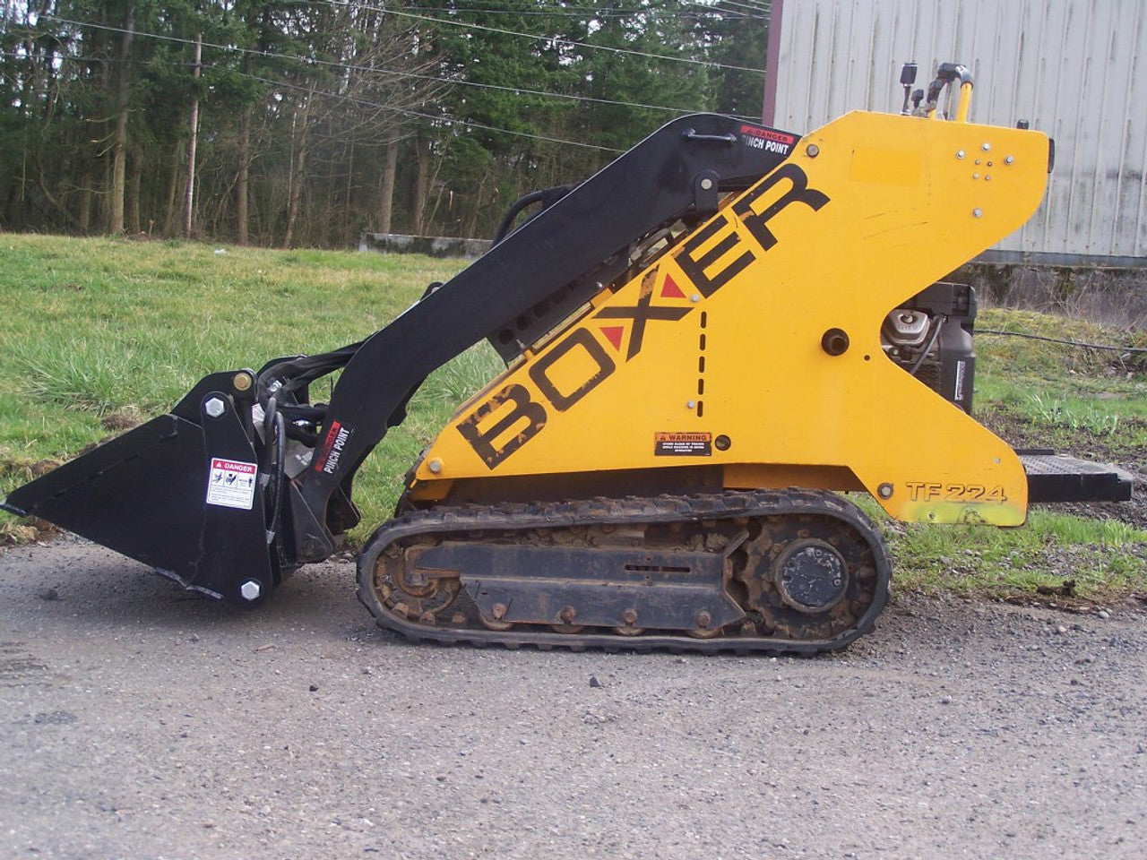 Mini Skid Steer 4 in 1 Bucket Attachment - Bradco