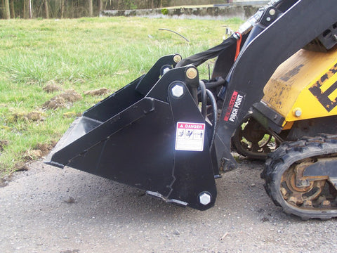 Mini Skid Steer 4 in 1 Bucket Attachment - Bradco