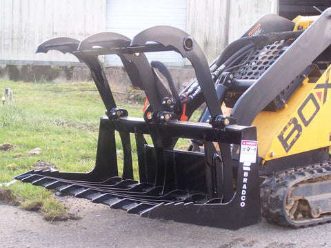 Mini Skid Steer Brush Grapple Attachment - Bradco