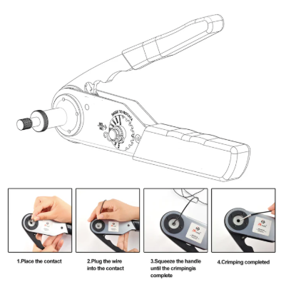 Professional Deutsch Crimping Tool - SG-CT1220-100 - Skid Steer Genius