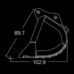 Severe Duty Rock Buckets for 160,000-200,000 lbs. - WAIN ROY-3