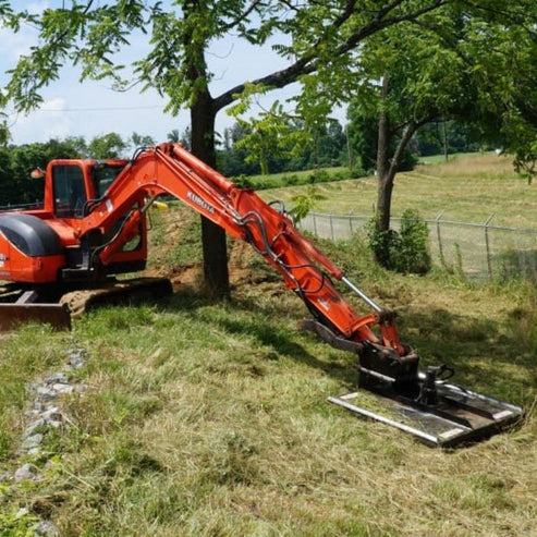 Heavy Duty Mini Excavator Brush Cutter - Blue Diamond