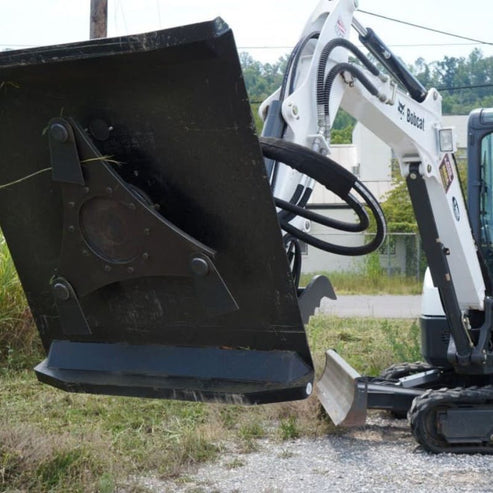 Heavy Duty Mini Excavator Brush Cutter - Blue Diamond
