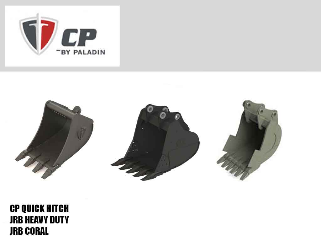 Dirt Buckets for 3 Metric Ton Class Excavators – CP By Paladin
