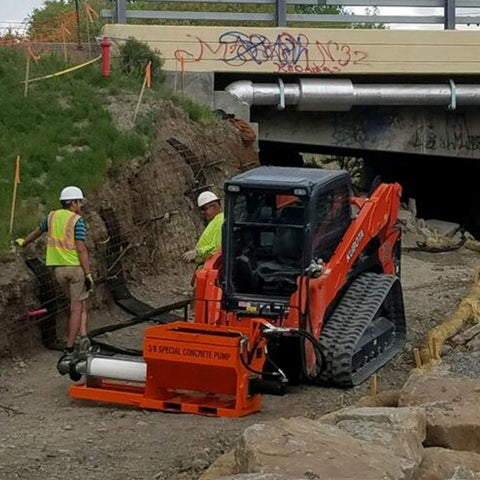 Skid Steer Concrete Pump - Ventures Equipment