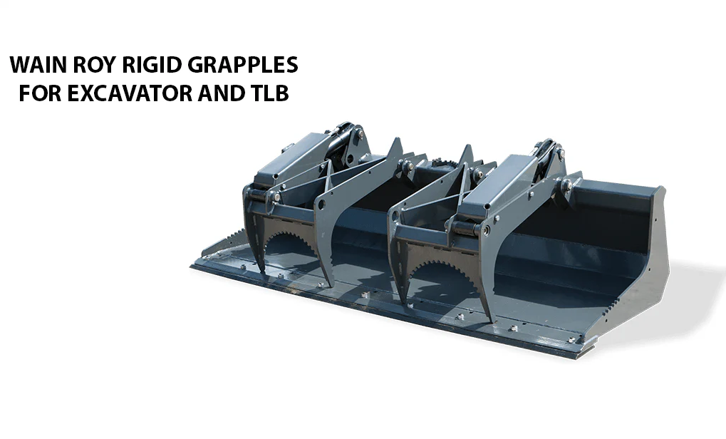 Rigid Grapples for Excavators & TLBs - WAIN ROY