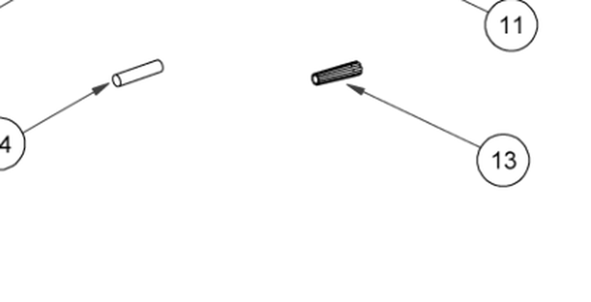 Digga Truloc tooth retaining pins for A4 auger bits