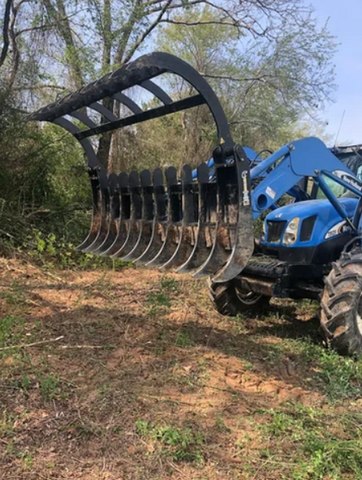 ANBO GR160-6 Tractor Grapple Rake - 6" Tines