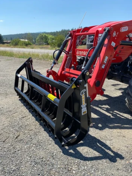 ANBO Skid Steer GRSC-10 Subcompact Grapple Rake - 10" Tines