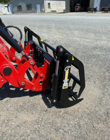 ANBO Skid Steer GRSC-10 Subcompact Grapple Rake - 10" Tines