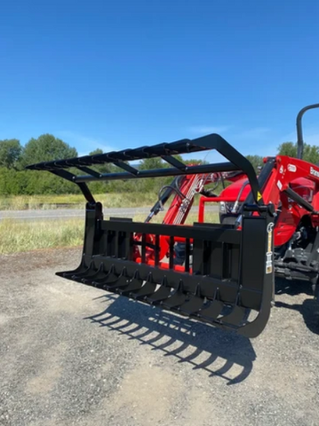 ANBO Skid Steer GRSC-10 Subcompact Grapple Rake - 10" Tines