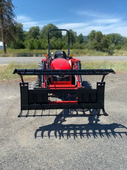 ANBO Skid Steer GRSC-5 Subcompact Grapple Rake - 5" Tines