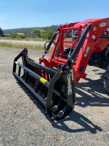 ANBO Skid Steer GRSC-5 Subcompact Grapple Rake - 5" Tines