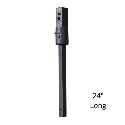 Fixed Auger Extension for Heavy Drilling Attachments - Blue Diamond