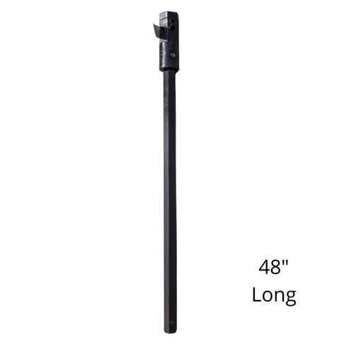 Fixed Auger Extension for Heavy Drilling Attachments - Blue Diamond